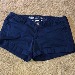 Navy Blue Low Rise/Midi Shorts - Size 8